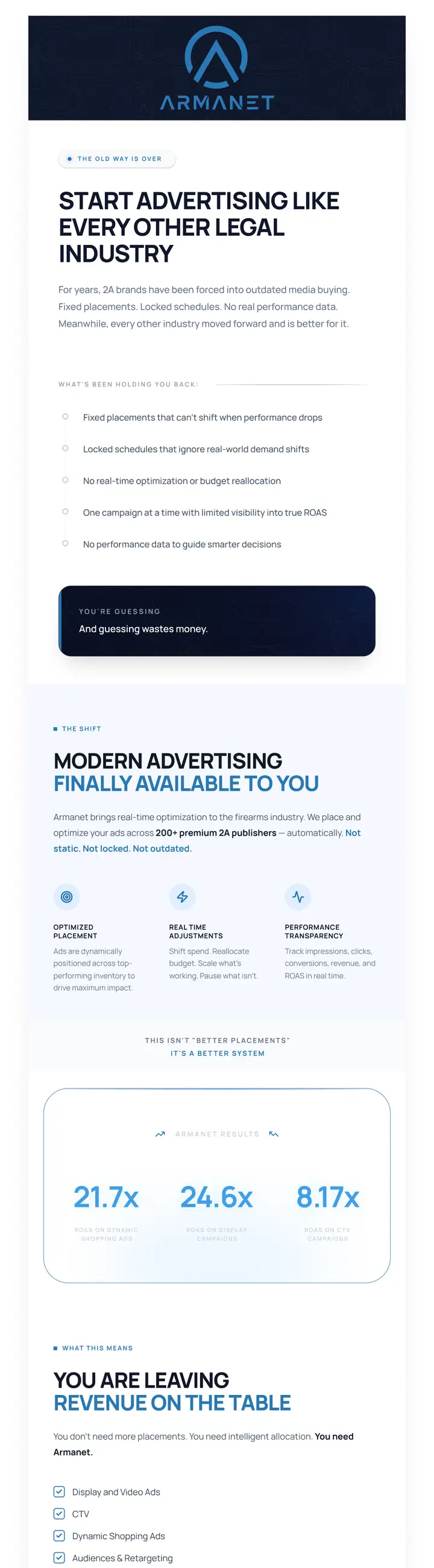 ARMANET — b2b saas lifecycle email programme, email 1 of 6