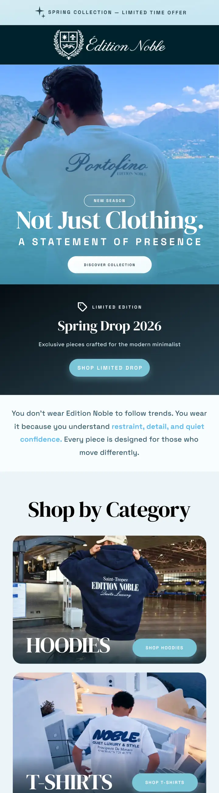 Real email design from our portfolio — the standard Newcastle clients get