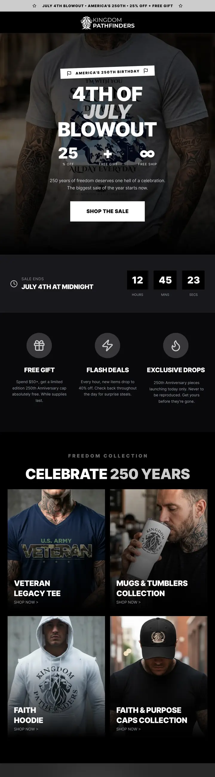 Dark Mode Email Development example — real email designed and coded by EmailDesign