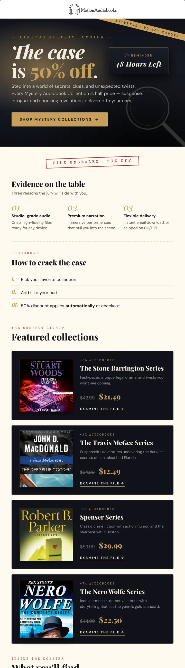 Mailchimp Template Design example — real email designed and coded by EmailDesign